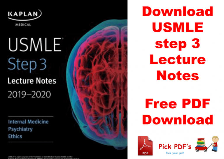 USMLE Step 3 Lecture Notes 2019-2020: Internal Medicine, Psychiatry, Ethics PDF