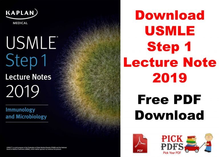 USMLE Step 1 Lecture Notes 2018: Immunology and Microbiology PDF Download [Direct Link]