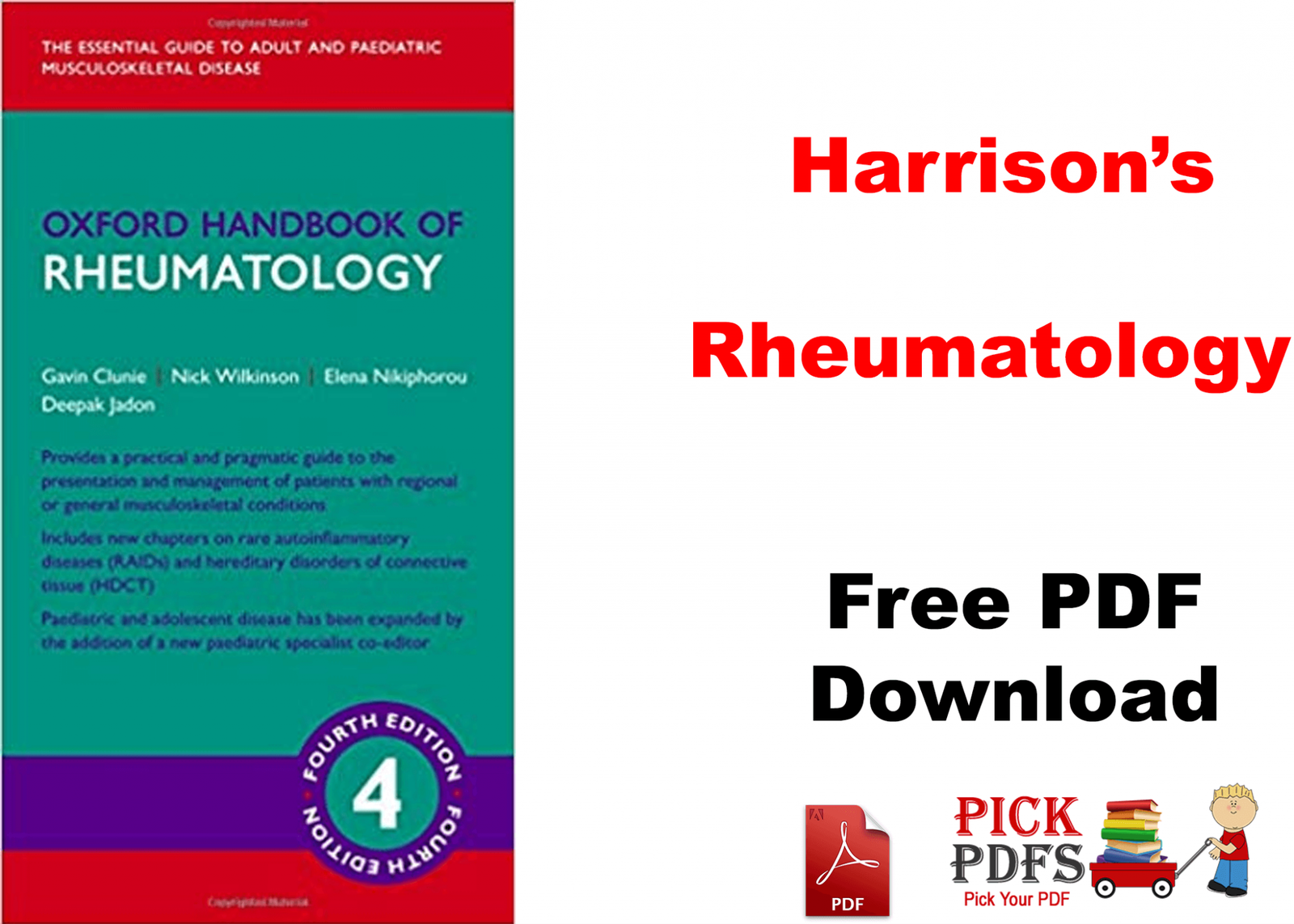 Oxford Handbook of Rheumatology PDF 4th Edition Download - Pick Pdfs