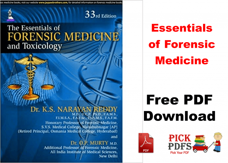 Essentials of Forensic Medicine By Narayan reddy pdf book