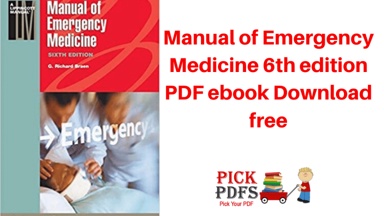 Manual of Emergency Medicine 6th edition PDF ebook Download