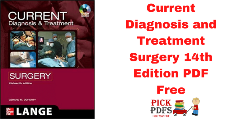 Current Diagnosis and Treatment Surgery 14th Edition PDF