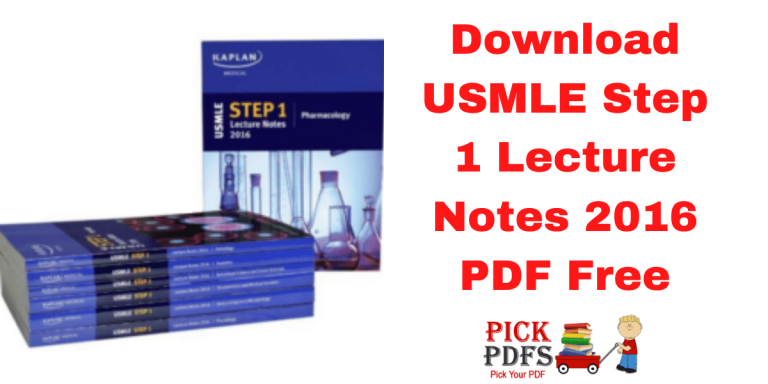 Download USMLE Step 1 Lecture Notes 2016 PDF – Kaplan Lecture Notes [Direct Link]