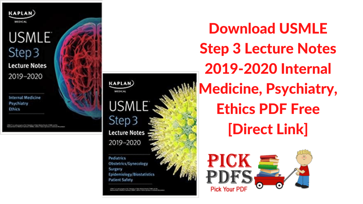 Download Usmle Step 3 Lecture Notes 2019 2020 Internal Medicine Psychiatry Ethics Pdf Free Kaplan Lecture Notes