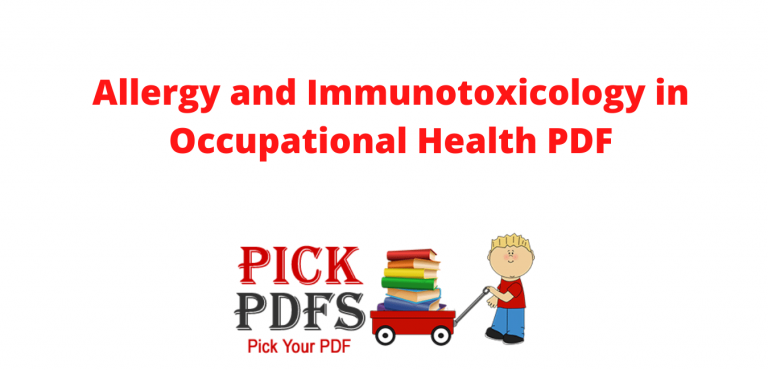 Allergy and Immunotoxicology in Occupational Health PDF