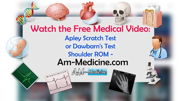 Apley Scratch Test or Dawbarn’s Test