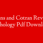 Robbins and Cotran Review of Pathology Pdf Download